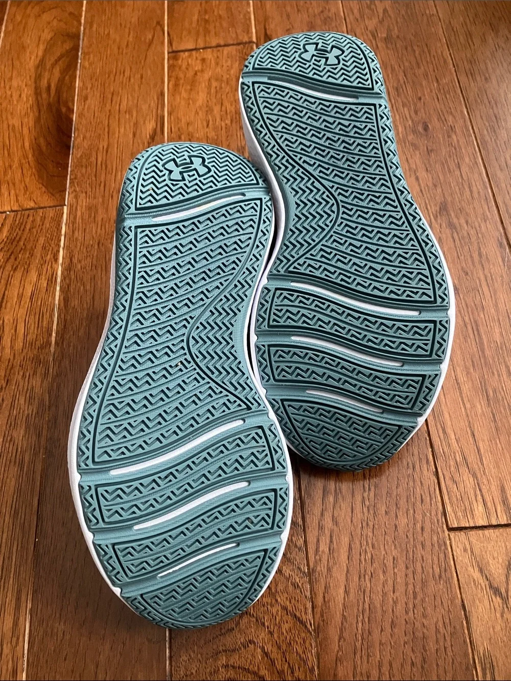 Under Armour Sage Green Mesh Athletic Sneakers